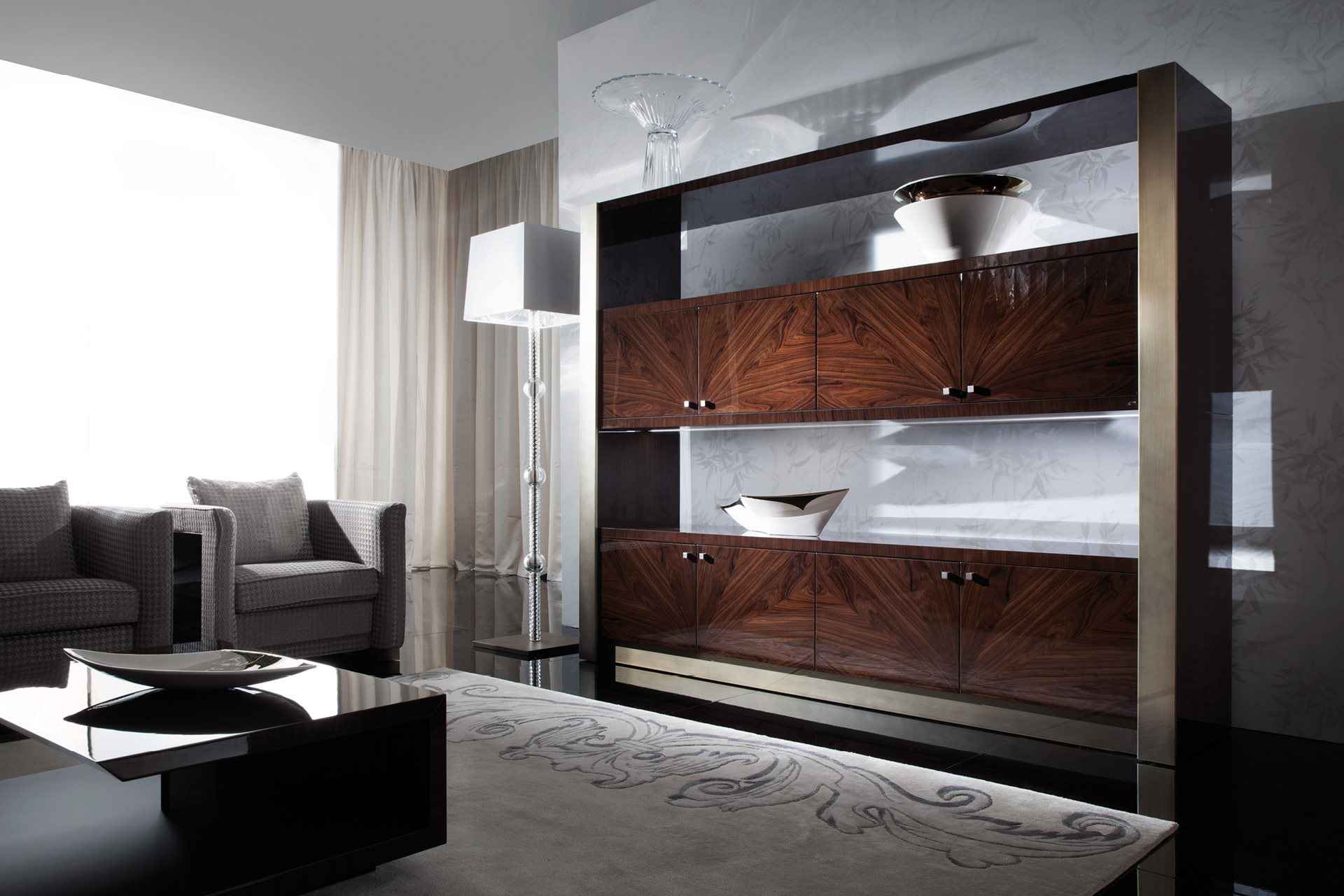 1084 Coliseum книжный шкаф - giorgio collection  - Вид №4