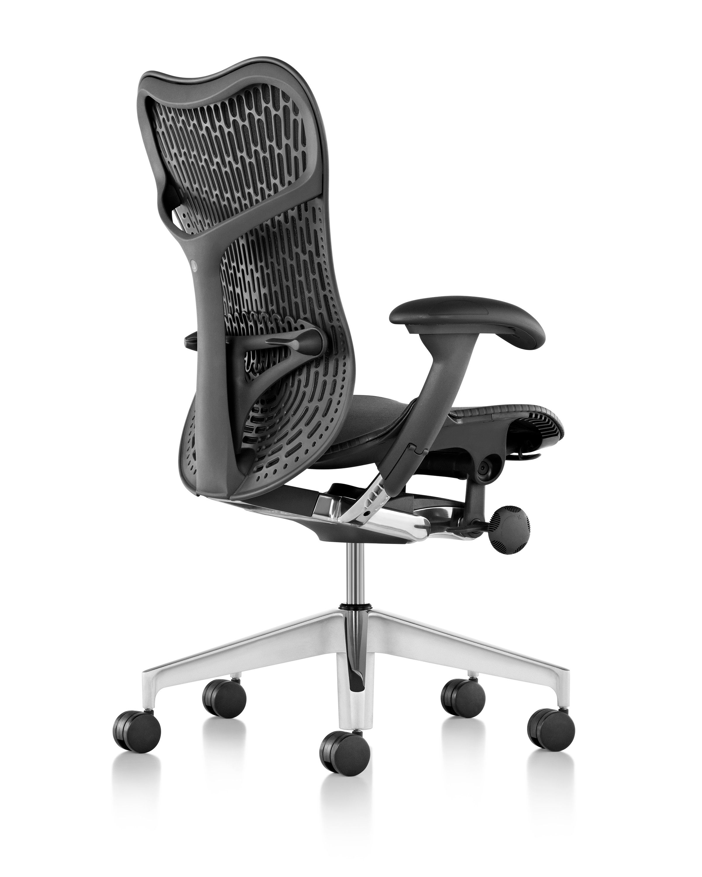 Эргономичное офисное кресло с вращающейся тканью Butterfly Herman Miller Mirra 2 ARCH-00092336 - Вид №90