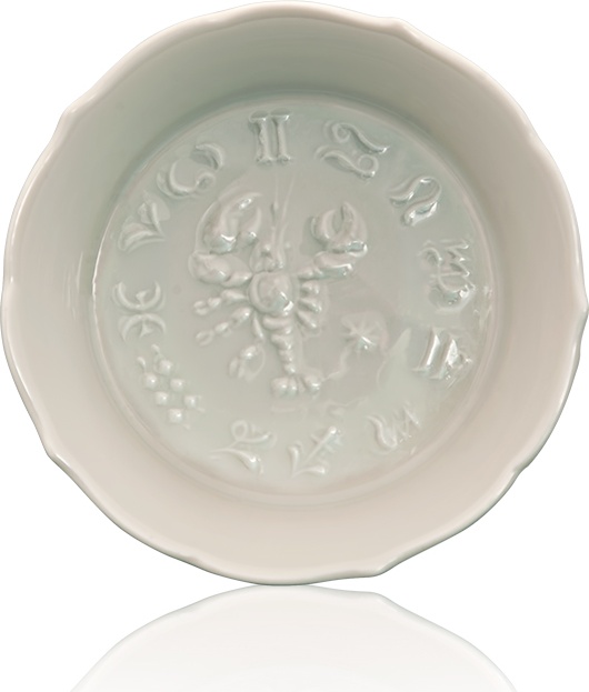 93198 Meissen Розетка 8см "Рак" (белая) Фарфор 