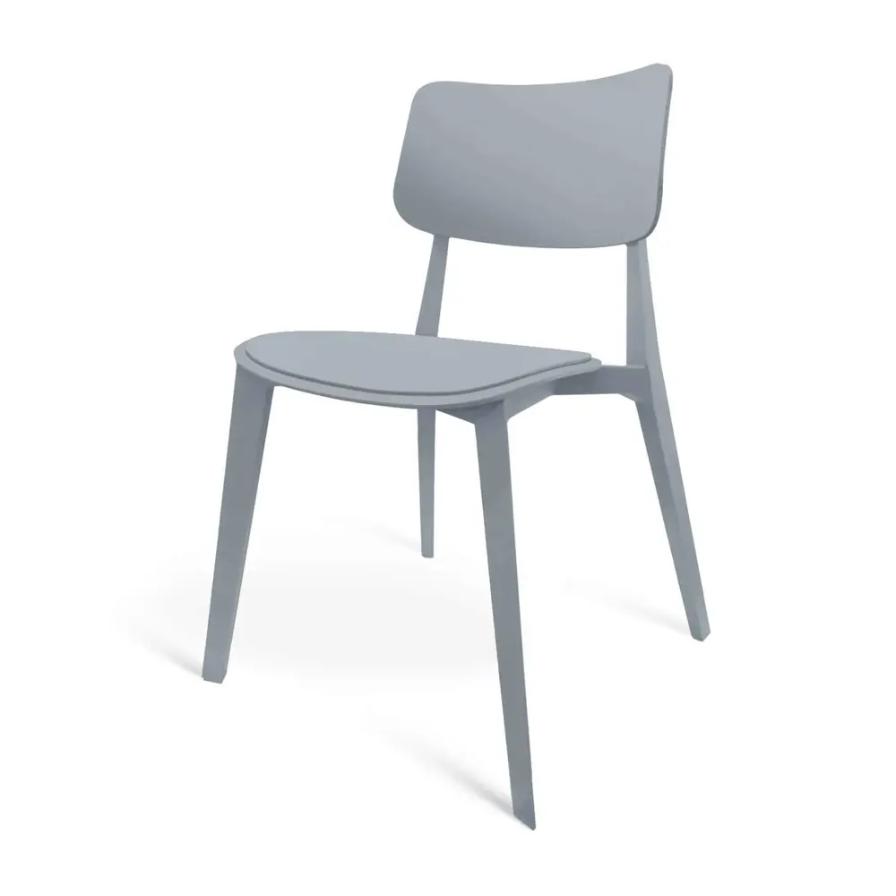 Стул Sheffilton SHT-S110-P 54x54.5x82.5 см пластик серый STLM-2150046