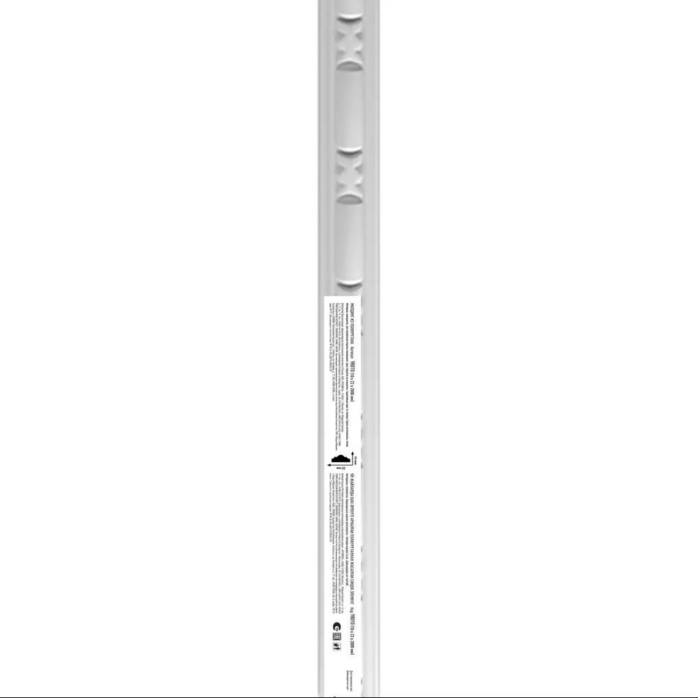 Молдинг настенный Decomaster 98010 белый 10x22x2000 мм STLM-2080110 - Вид №2