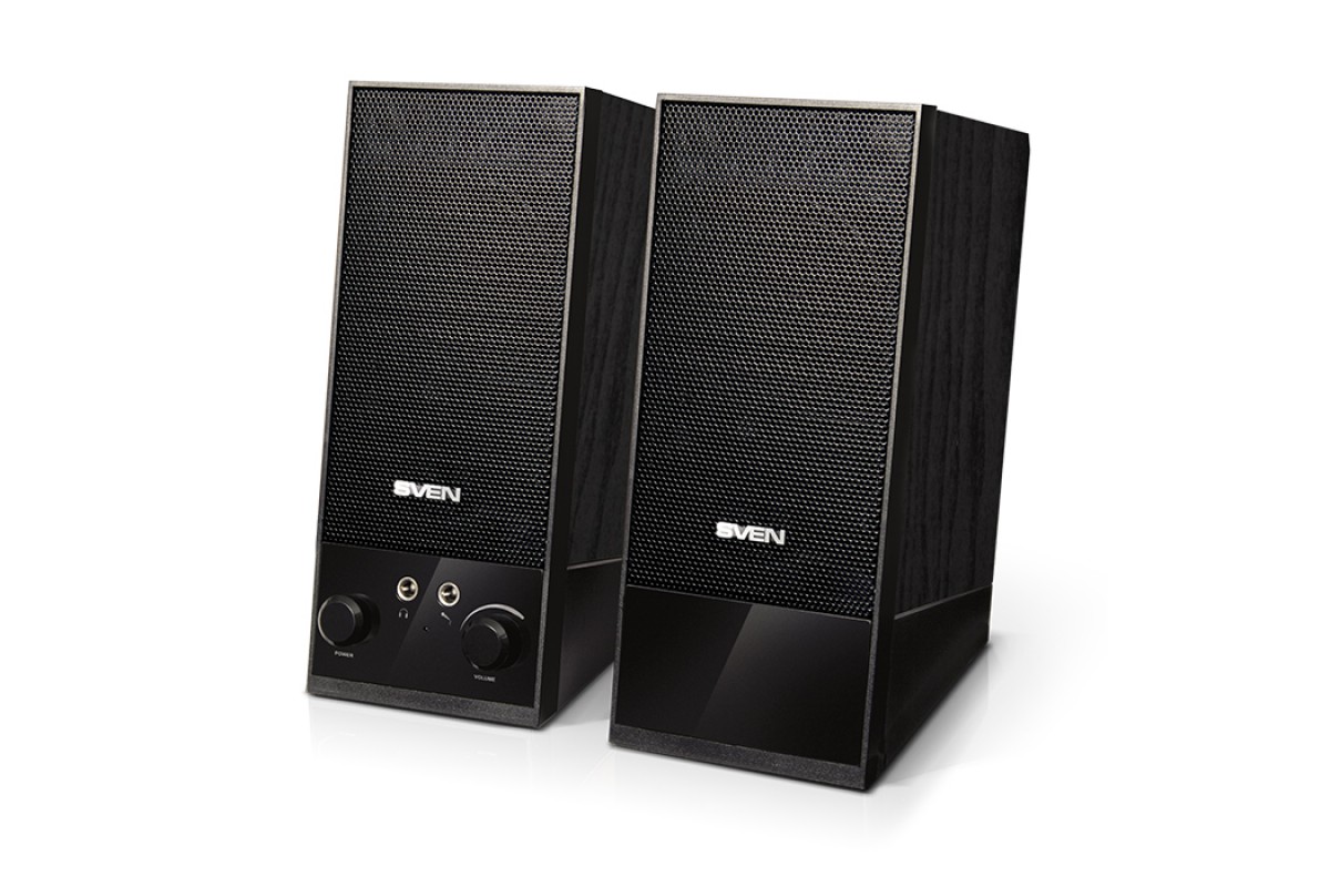 SV-0120604BK sps-604, чёрный, акустическая система 2.0, мощность 2х2 вт(rms) Sven Santreyd  - Вид №1