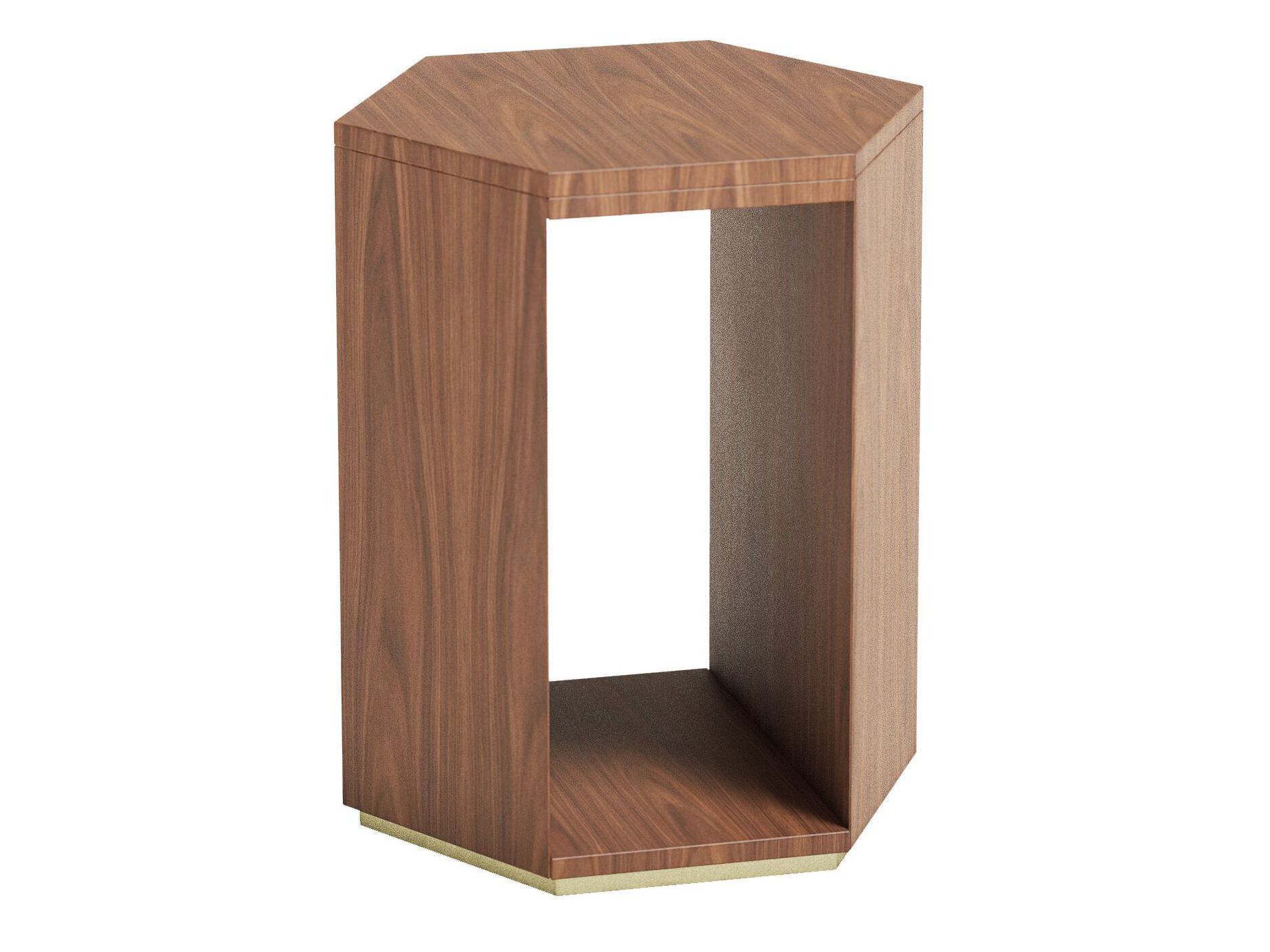 Высокий деревянный шестиугольный журнальный столик Capital Collection DEDALO ARCH-00014827