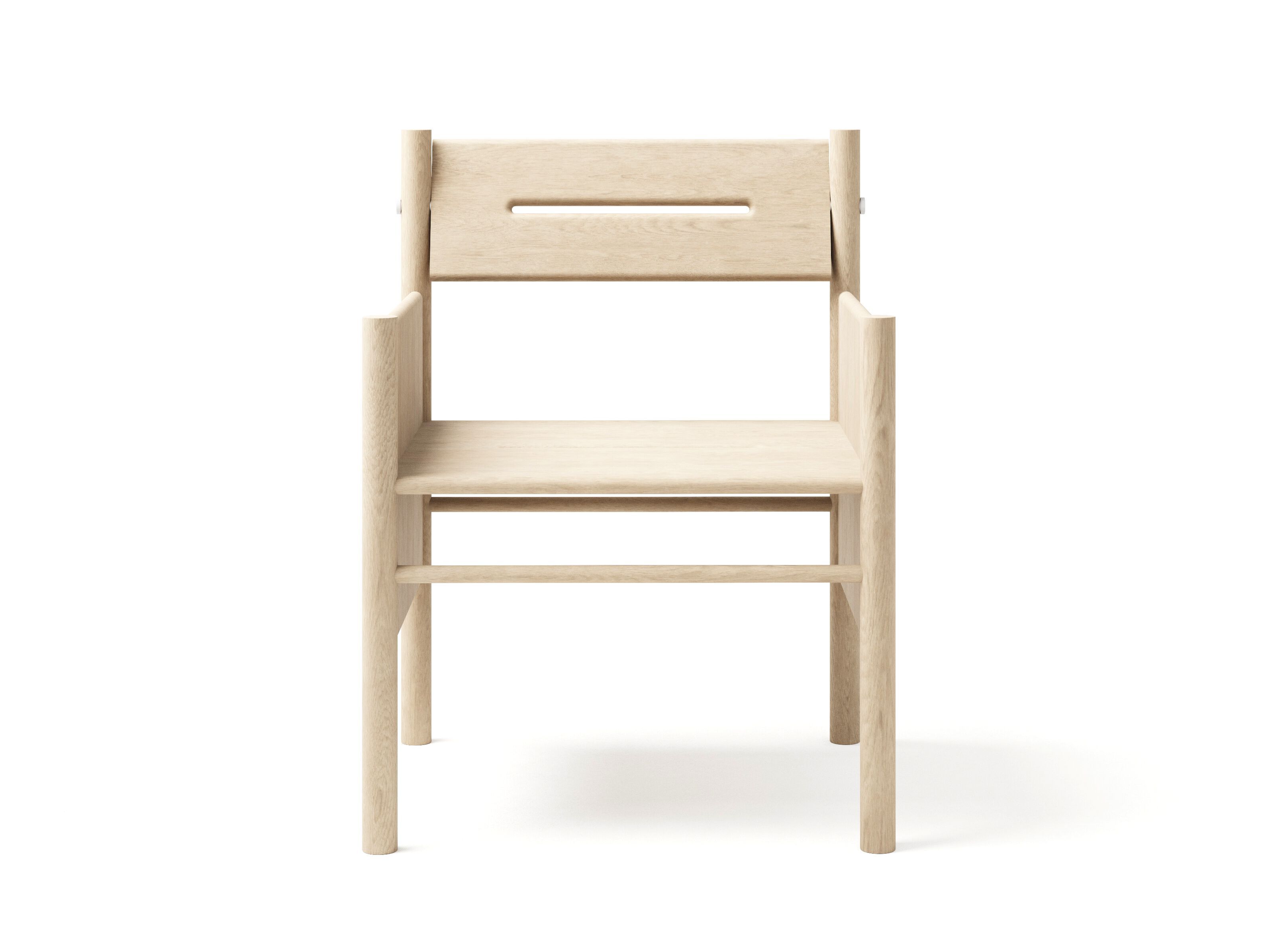 Дубовый стул с подлокотниками Joyf Wabi ARCH-00053266 - Вид №1