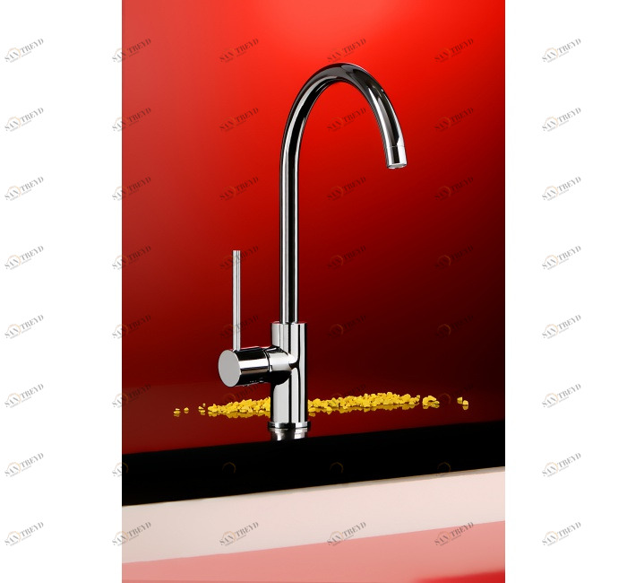 GENEBRE Frt65401 Смеситель для мойки, однорычажный, 25 картриджей, холодный старт 