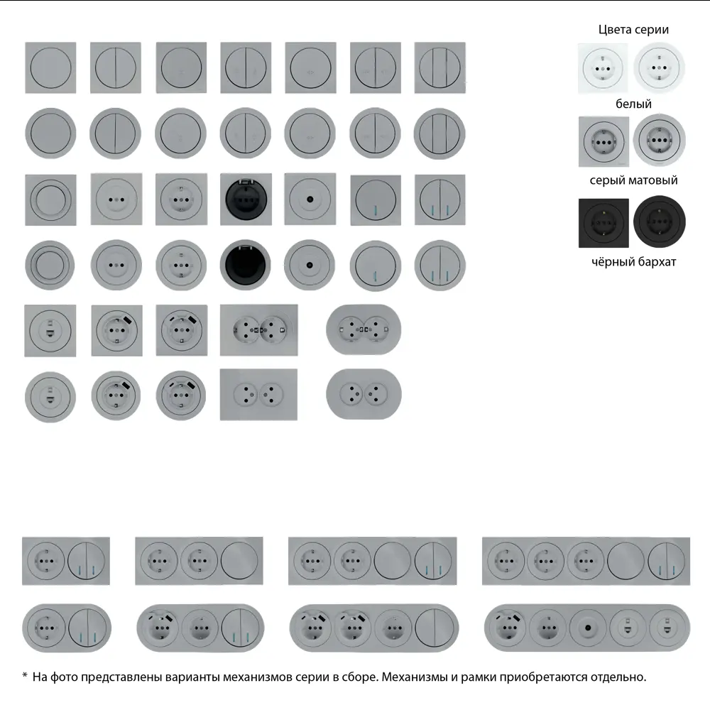 Розетка USB встраиваемая Lezard Osen с заземлением цвет серый STLM-2151915 - Вид №3