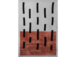 Прямоугольный ковер с рисунком из полипропилена