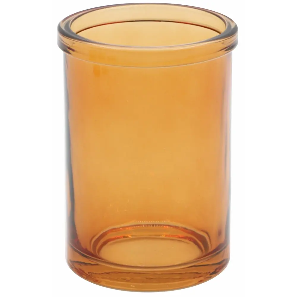 Стакан для зубных щёток Raindrops «Янтарь» стекло цвет янтарный STLM-2023062