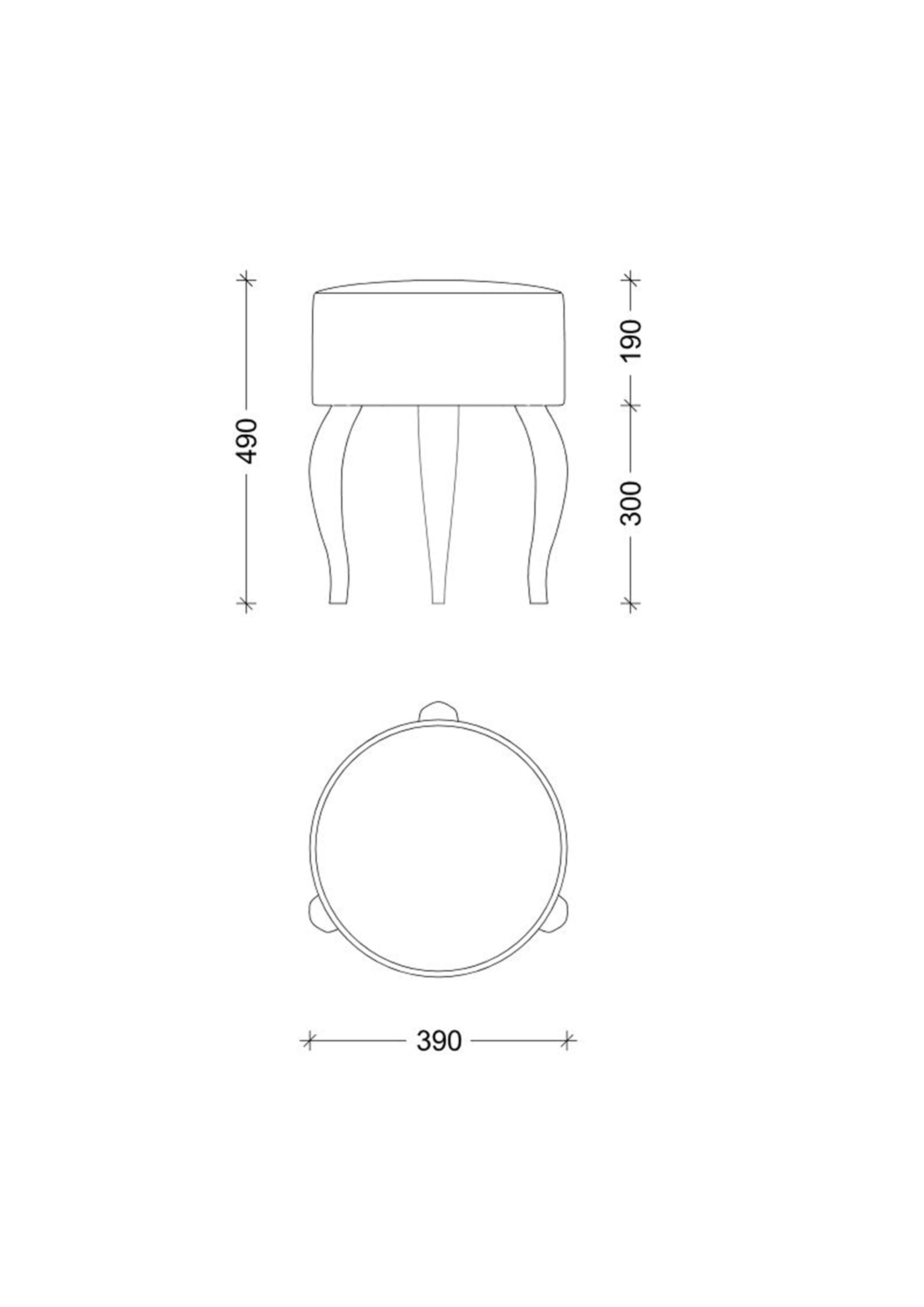 Низкая ткань мягкий стул Park Avenue EASY ARCH-00117667 - Вид №3
