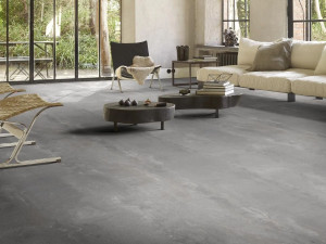 Противоскользящий виниловый пол с эффектом цемента