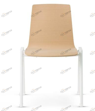 Wiesner-Hager Штабелируемый деревянный стул Nooi 6600