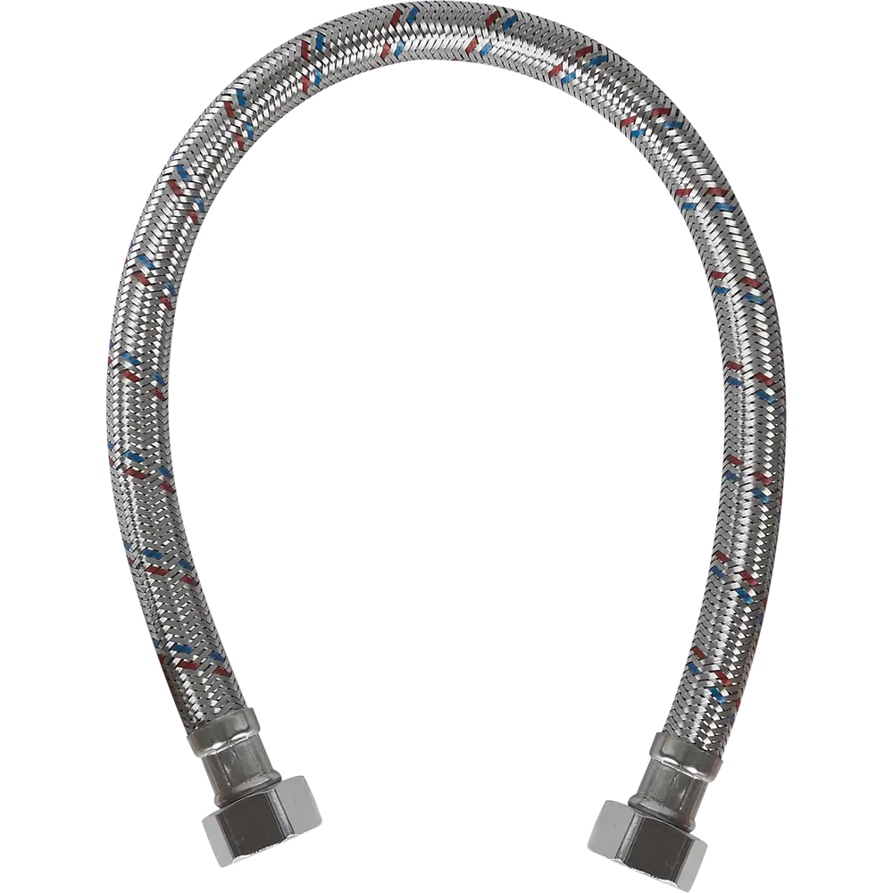 Гибкая подводка для воды Aquabeam 1/2" гайка - гайка 50 см STLM-2168323 - Вид №2