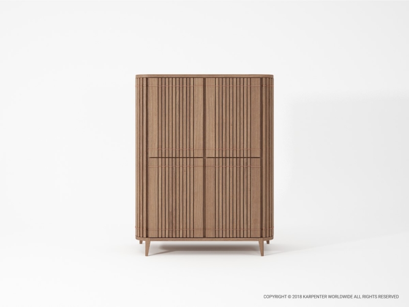 506_972 Шкаф 4 двери Karpenter Koppar