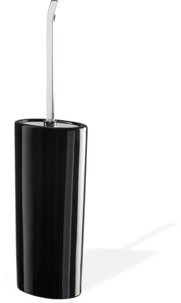 AR945M(08-NE) Stil Haus Aria, наcтенный керамический ёрш, цвет хром - черная керамика