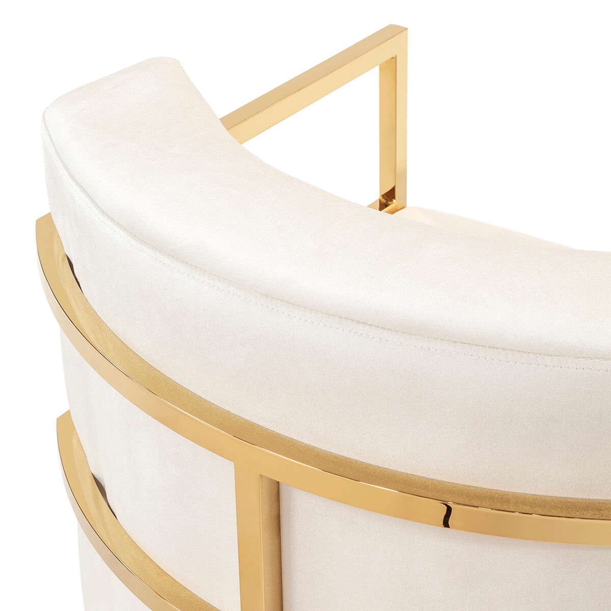 700371-GG ABHIKA КРЕСЛО JUDE GREY/GOLD  - Вид №6