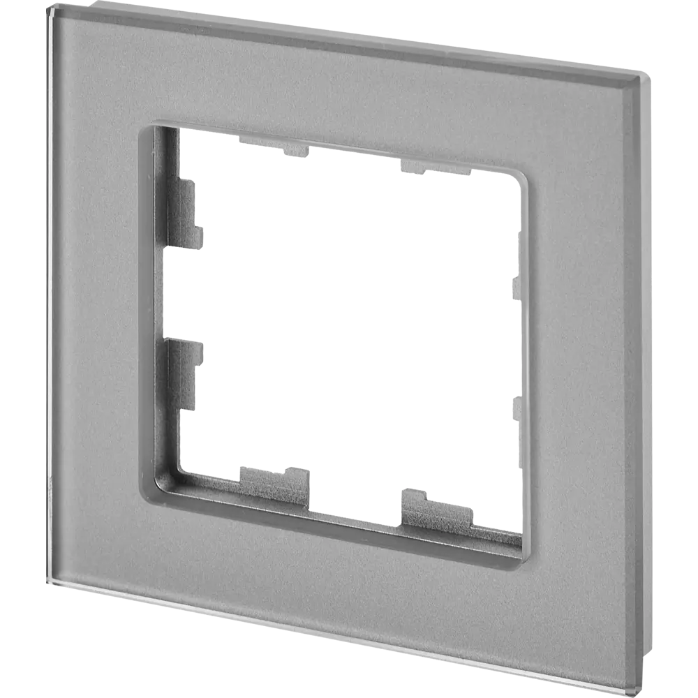 Рамка IEK Brite для розеток и выключателей - серый металлик 87761321 STLM-1105890 - Вид №2
