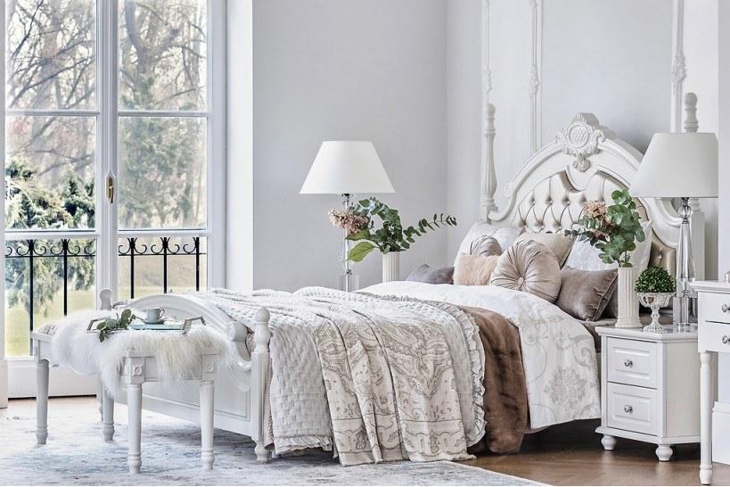 Arrediorg.it® Кровать King size из дерева с тафтинговым изголовьем Princess sun-id-1346465 - Вид №1