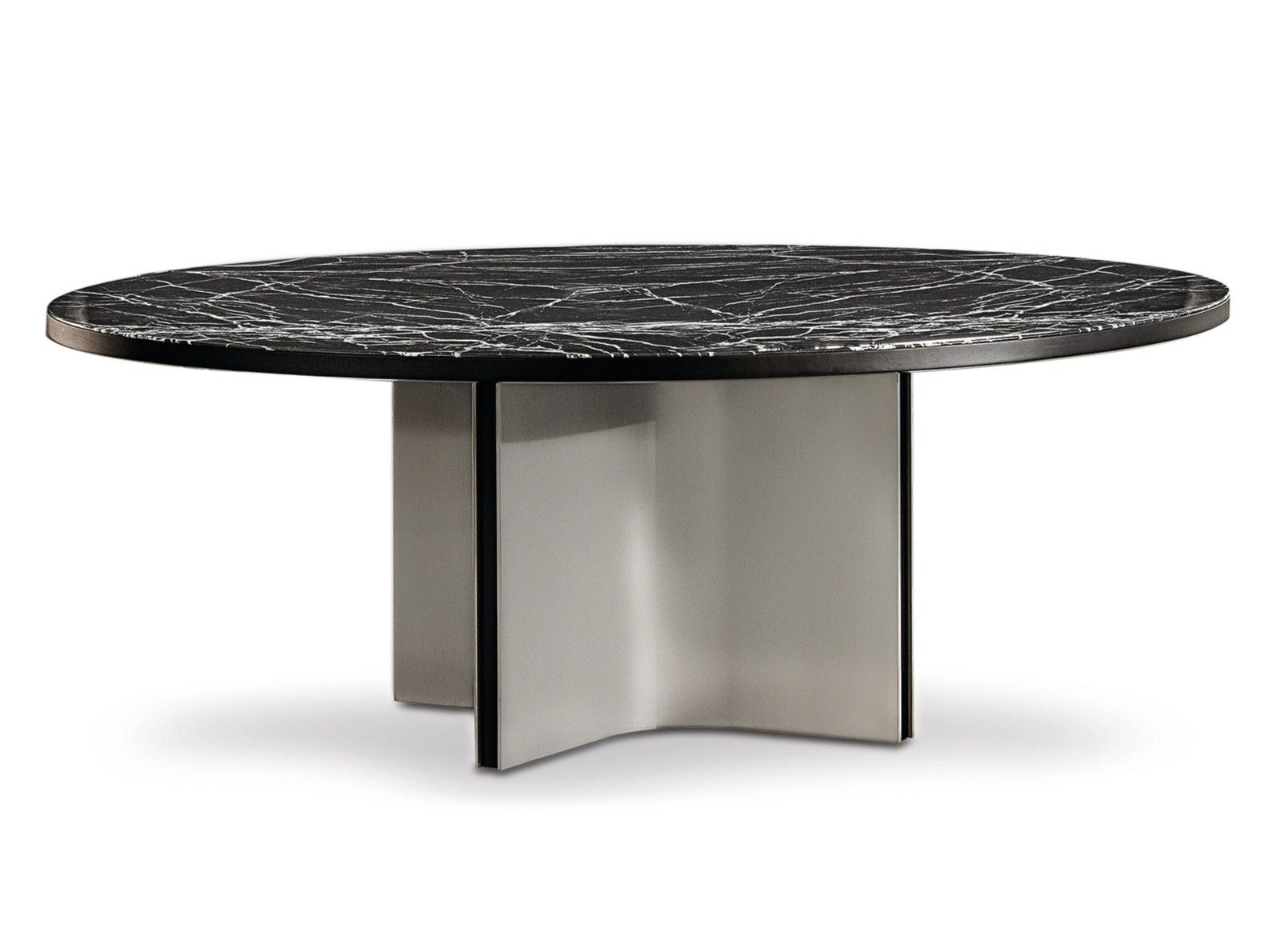 Круглый мраморный обеденный стол Minotti MARVIN ARCH-00081976