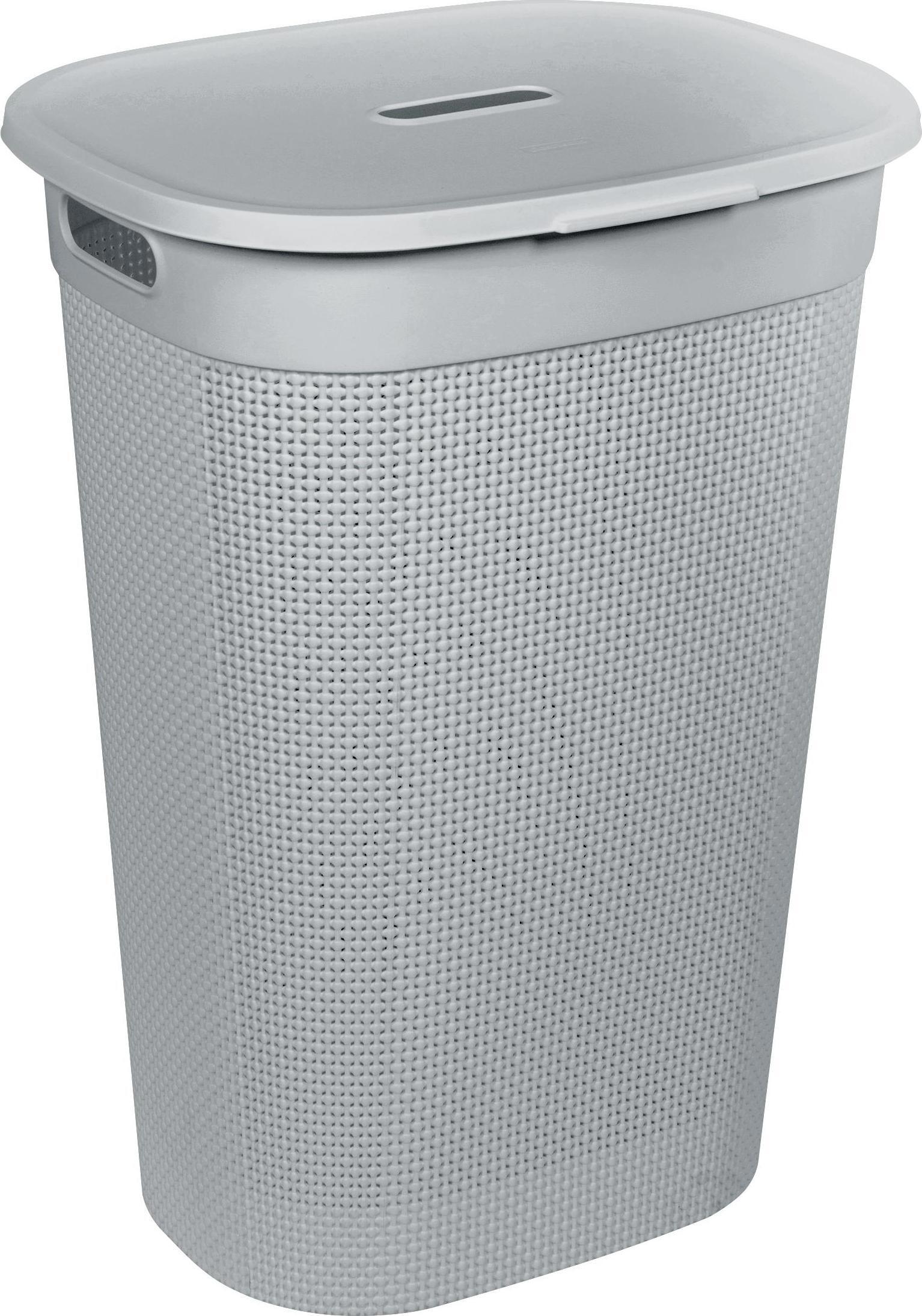 87196062 Корзина для белья цвет серый шторм OSLO STLM-0073436 PLAST TEAM 