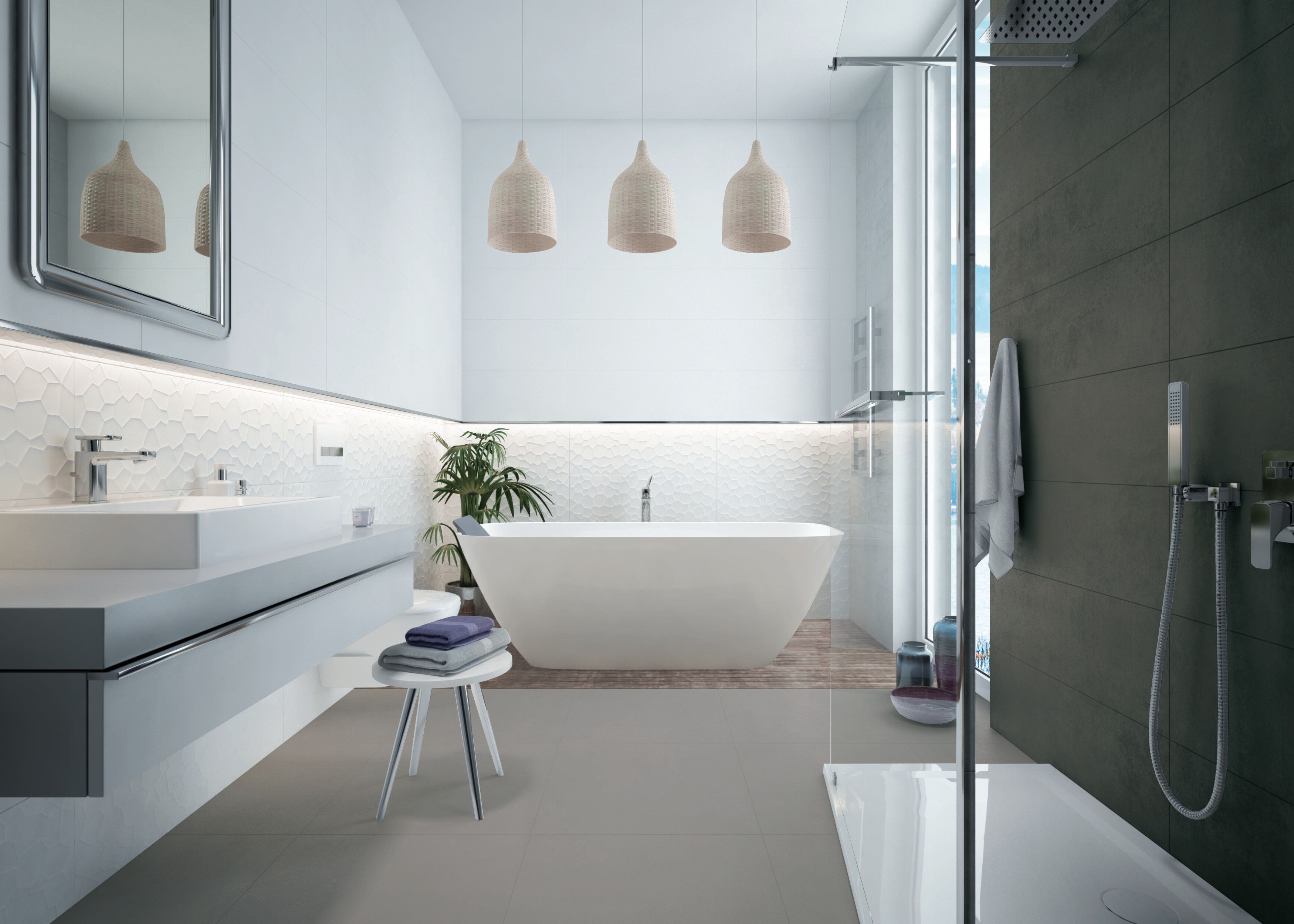 Овальная ванна в центре комнаты в Solique HOESCH LaSenia ARCH-00119168 - Вид №4