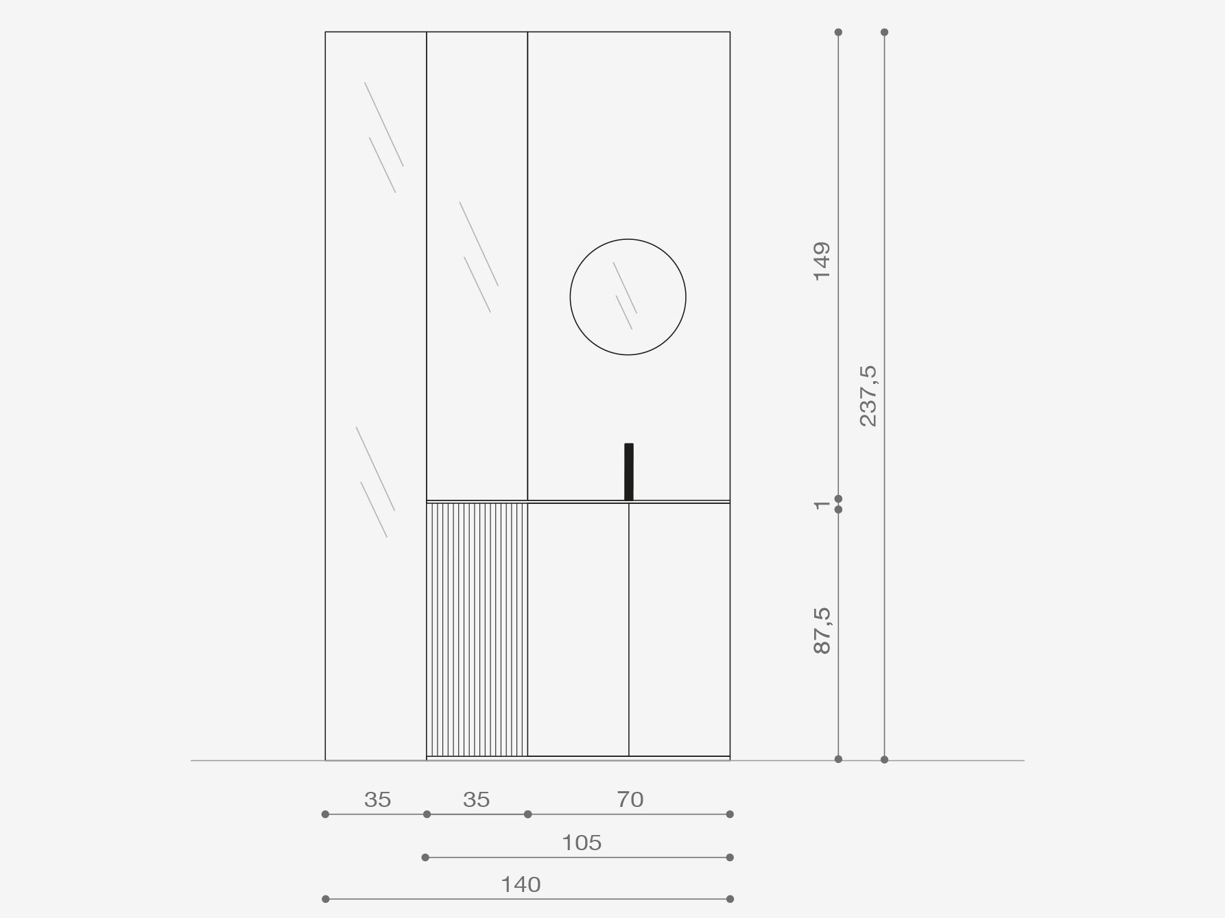 Напольный умывальник с дверцами ARCOM Поллок текстуры ARCH-00014169 - Вид №2