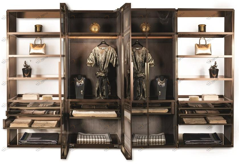 Visionnaire Модульная гардеробная из алюминия Genesis sun-id-1374061