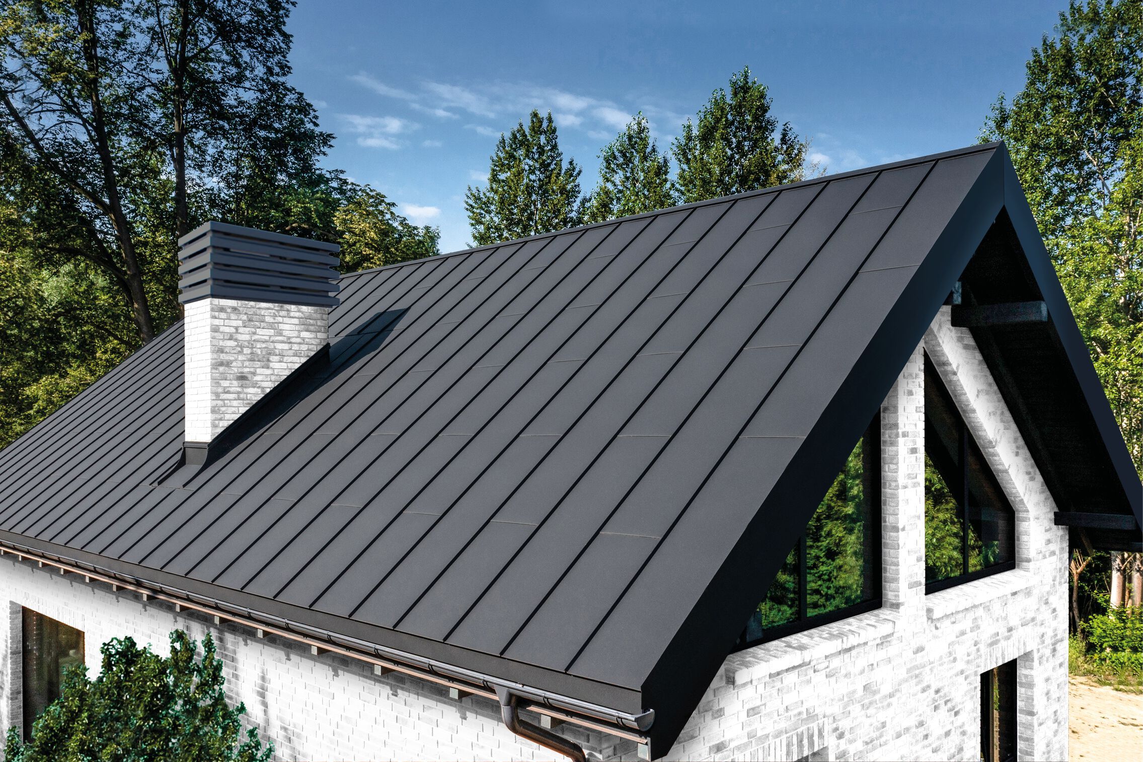 Модульная металлическая кровельная плита FIBROTUBI FIBROGRAF ARCH-00097523 - Вид №1