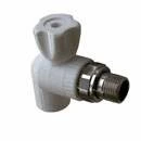 Кран шаровый для радиатора (угл.) 20-1/2 Grise PP-R