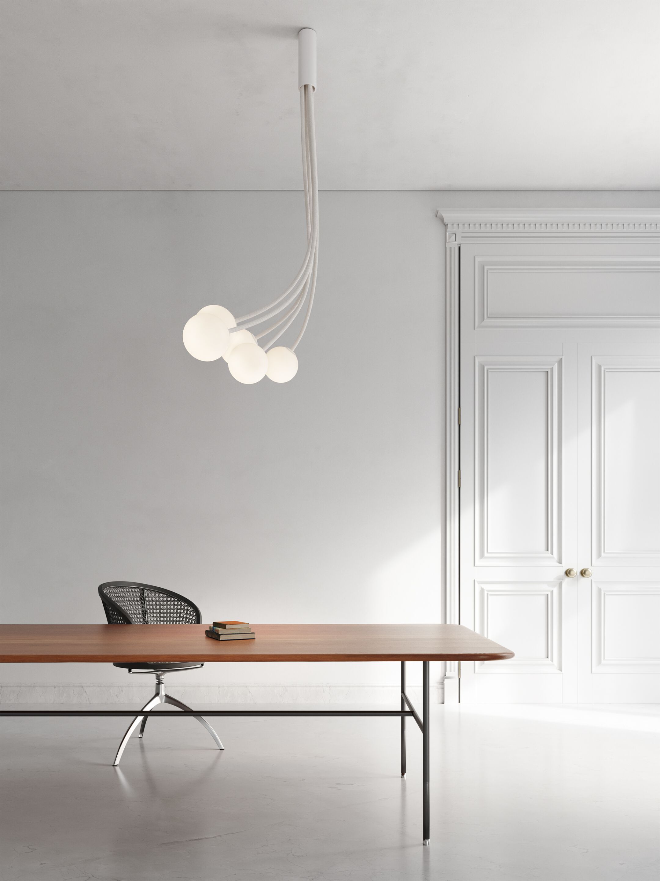 Потолочный светильник из травленого стекла с гибкой рукояткой Karman Moony ARCH-00112468 - Вид №3