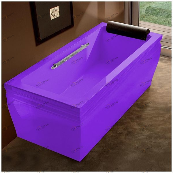 Ванна с рамой фиолетовая Gruppo Treesse Blanque 1880 DXVTLV1681F