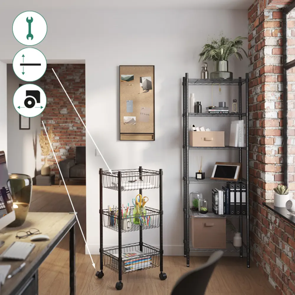 Колесо для стеллажа KONSENSA 4 шт. 89415234 STLM-2075417  - Вид №3