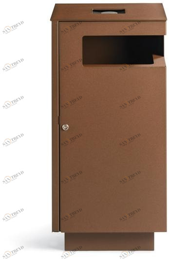 City Design Контейнер для мусора из оцинкованной стали с пепельницей sun-id-1381361