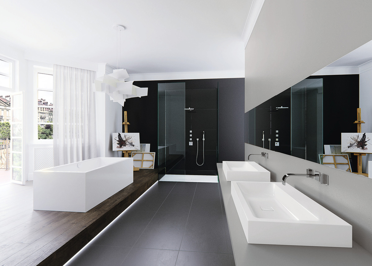 Умывальник KALDEWEI Сталь эмалированная 3085 282 холодный серый 90 30853319282 - Вид №4