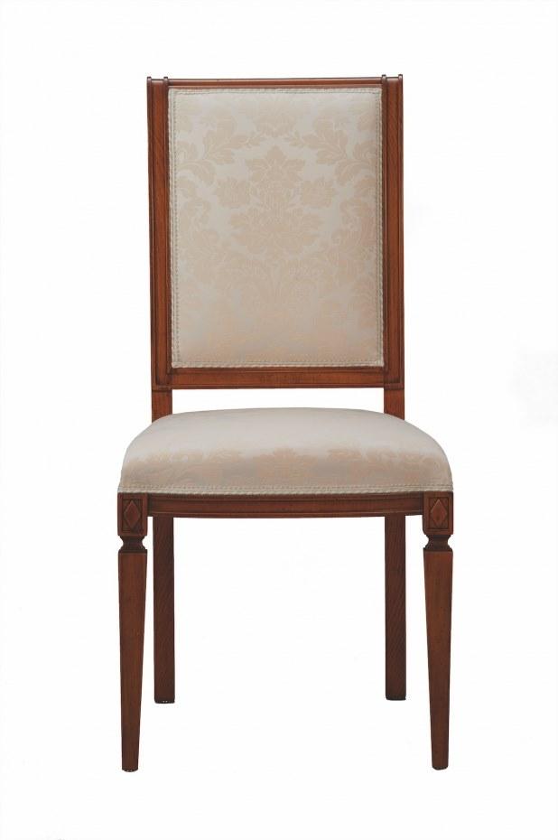 SELVA Стул из бука и ткани с открытой спинкой Villa borghese 1370 - Вид №1