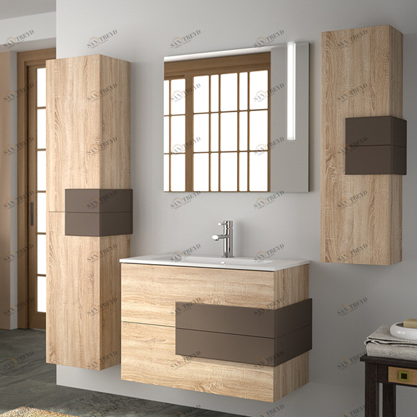 КОМПЛЕКТ МЕБЕЛИ CRONOS 100 СМ OAK/MATT MOKA SALGAR 21806