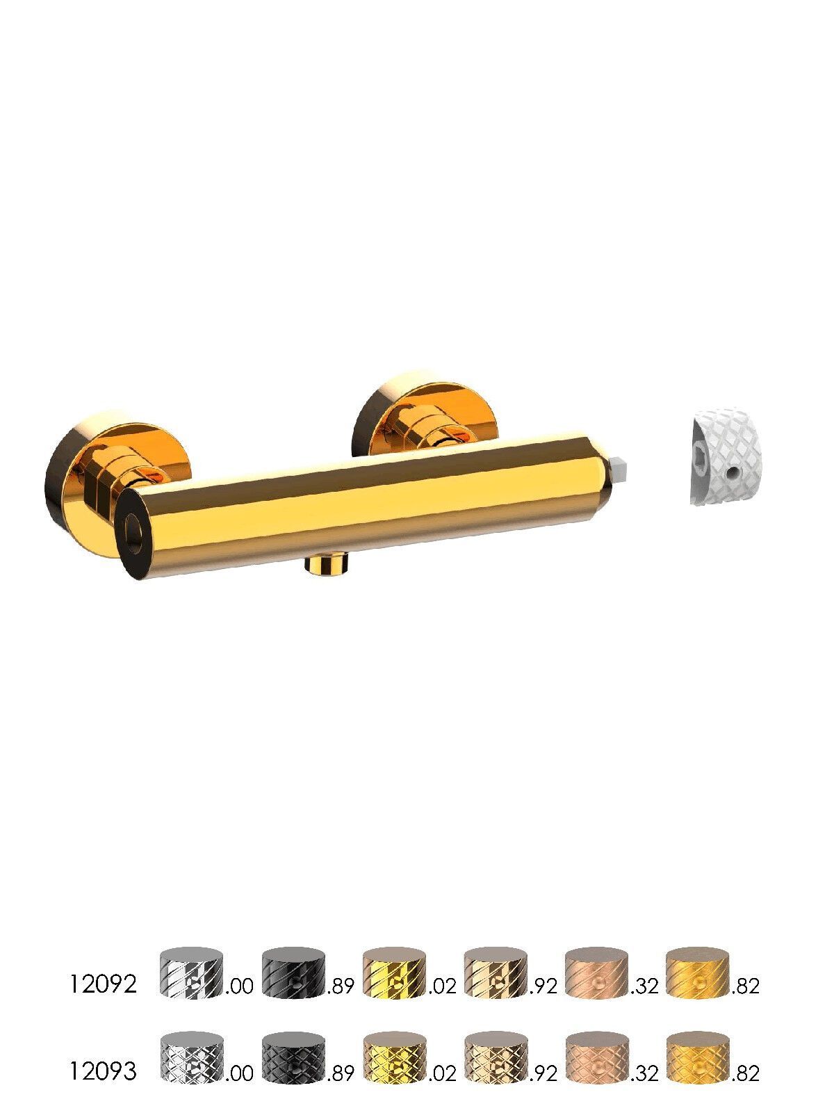 Однорычажный открытый смеситель для душа Rubinetterie Frattini Pepe XLS ARCH-00023803 - Вид №2