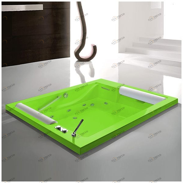 Ванна с гидромассажем салатовая Gruppo treesse Bis STXV529BS