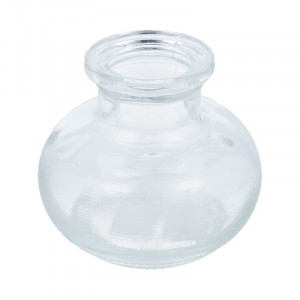 1525 Заготовка для декорирования Ваза малая декоративная "Кэйдис" стекло d 9 см х 10.2 см Эвис