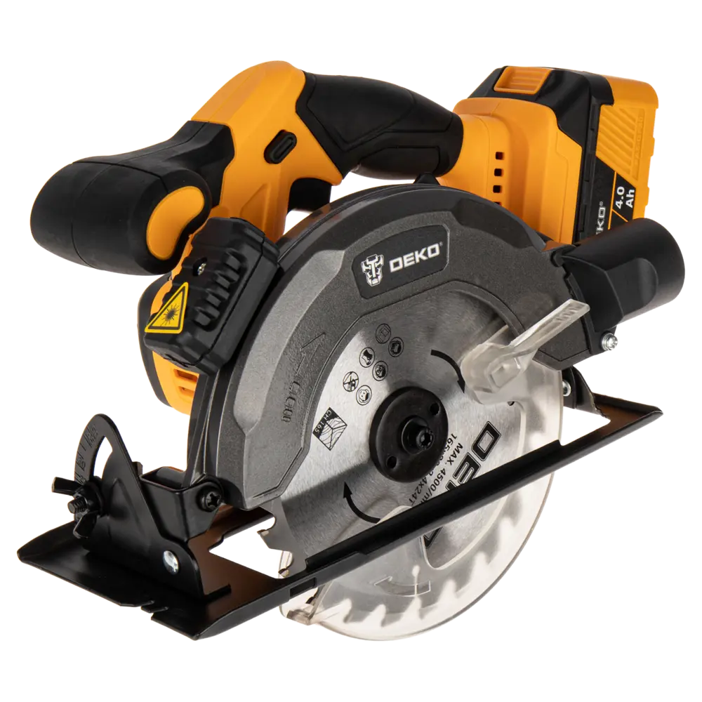 Аккумуляторная циркулярная пила DEKO DKCS20V с АКБ 4.0Ач 89372994 STLM-0843226