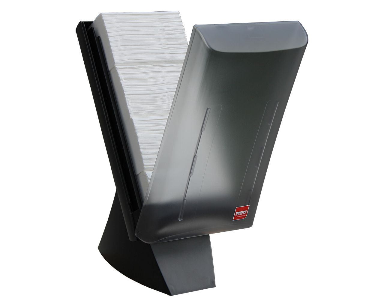 GJC004 Держатель гастрономических салфеток, черный, пластик, большой, столешница с подставкой Merida  - Вид №1