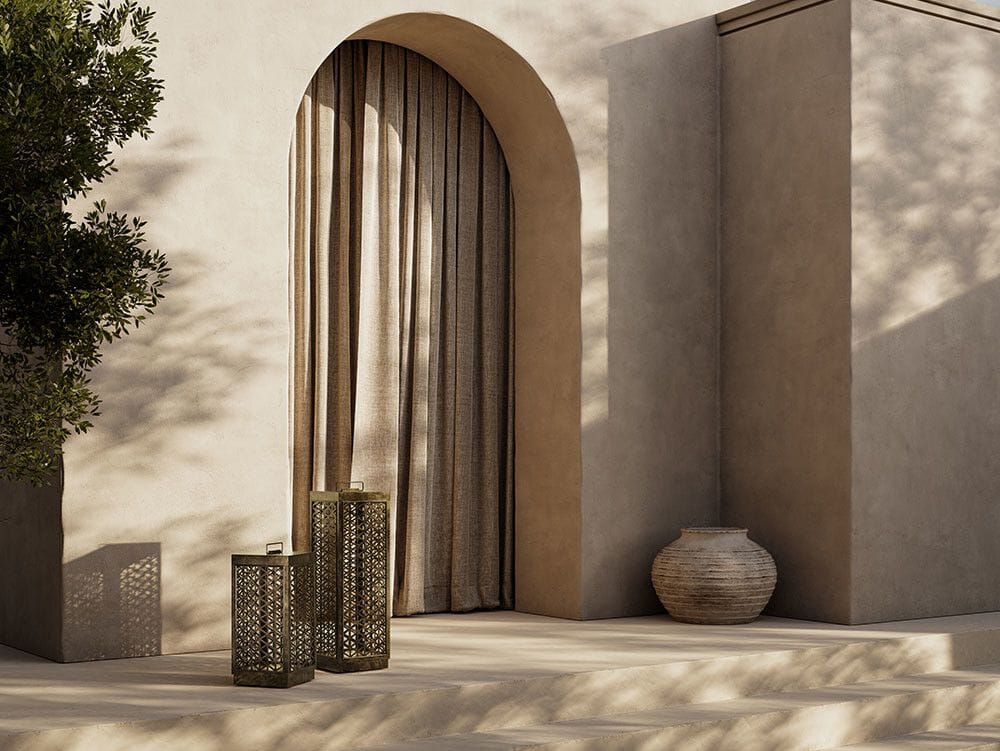 Напольная лампа из латуни Il Fanale Grid ARCH-00001472 - Вид №3