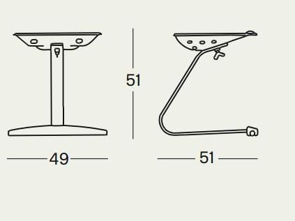 Табурет в промышленном стиле Zanotta MEZZADRO ARCH-00119781 - Вид №3