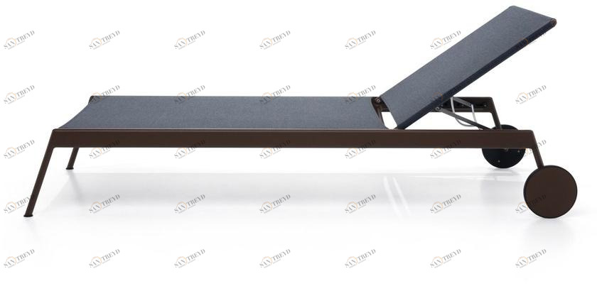 RODA Шезлонг для сада из алюминия и технической ткани Piper sun-id-1454030