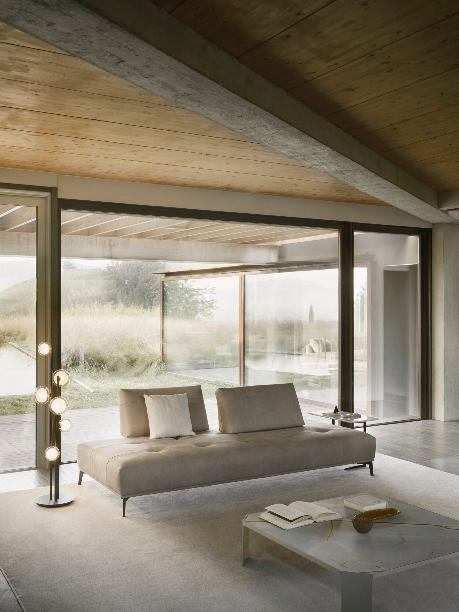 Кожаный модульный диван NICOLINE EGEO ARCH-00092494 - Вид №6