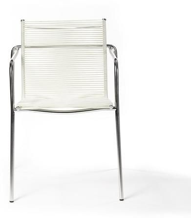 FISCHER MÖBEL Штабелируемый веревочный садовый стул с подлокотниками Taku sun-id-1482426 - Вид №7