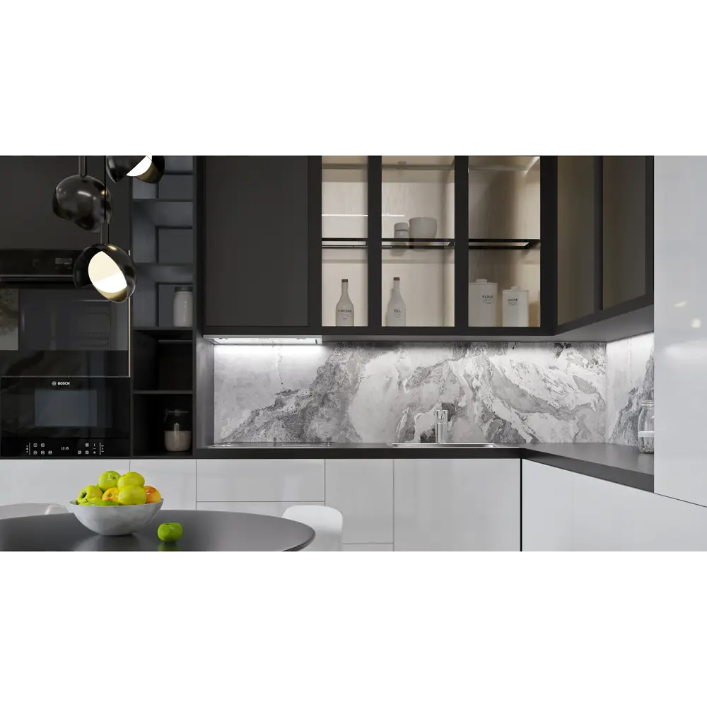 Стеновая панель ALUMOART Luxury Grey 300×60 см 89199558 STLM-0079755 - Вид №2