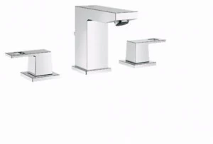 Смеситель для раковины GROHE Eurocube на 3 отверстия с донным клапаном, хром (20351000)