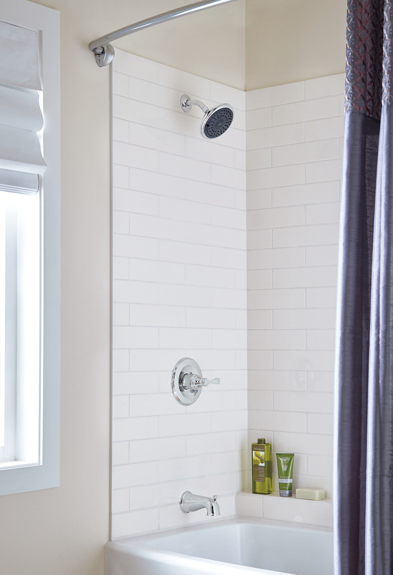 144984-BN Ванна и душ Monitor® серии 14 Delta Faucet Porter Матовый никель - Вид №6