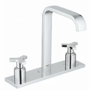 Смеситель для раковины GROHE Allure с донным клапаном на 3 отверстия, хром (20143000)