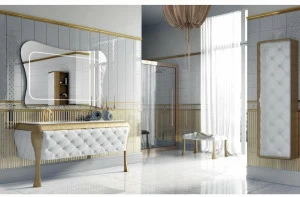 LASA IDEA Консольная раковина с двойной позолотой Gaudì